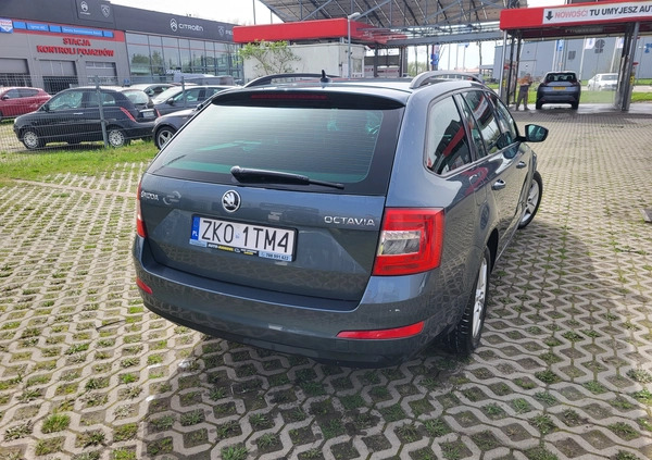 Skoda Octavia cena 40590 przebieg: 290000, rok produkcji 2016 z Koszalin małe 56